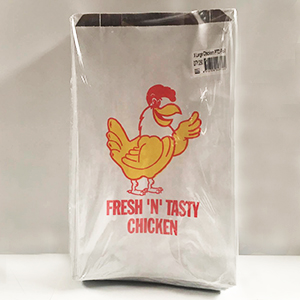 Extra Large Foil Lined Chicken Bag - Print